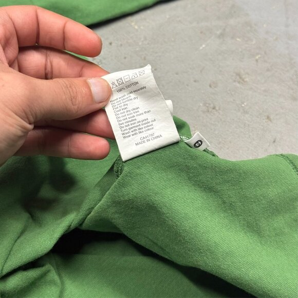 AAPE by A Bathing Ape T-Shirt Short Sleeve Green "AAPER" Large - Picture 10 of 12